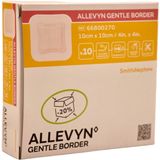 Allevyn - Gentle Border - Schuimverband - 10 x 10 cm - 10 Stuks