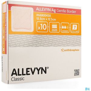 Allevyn - AG Gentle Border - Verband - Zilver - Sterk Absorberend