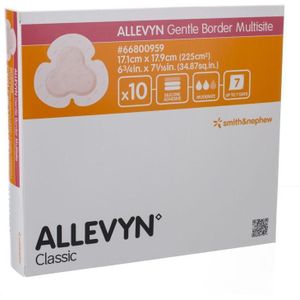 Allevyn Gentle Border Multisite  10 stuks