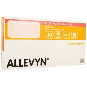 Allevyn Gentle border Lite 10x20cm 10 stuks