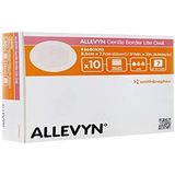 ALLEVYN Gentle Border Lite Dressing Ovaal 8,6 x 7,7 cm