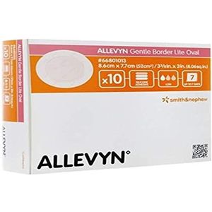 Allevyn Gentle Border Lite - Schuimverband - Ovaal - 10 Stuks