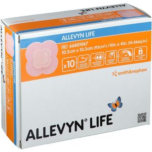 Allevyn Life Verband 10,3x10,3cm 10 66801067  -  Smith Nephew
