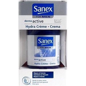 Sanex - For Men - Dermo Active - Hydra Crème - Hydrateert & Herstelt - 50ml