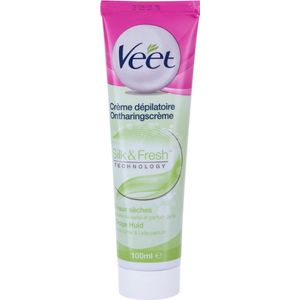 Veet - Silk & Fresh Dry Skin Depilatory Cream - Depilační kr�ém s vůní lilie pro suchou pokožku