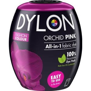 Dylon Nieuw, Kleur van het Jaar, Wasmachine Stof Dye Pod voor Kleding & Zachte Meubels - Orchid Pink (2856880)