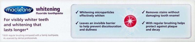 Macleans Tandpasta - Whitening 100 ml