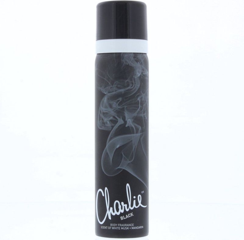 Revlon - Charlie Black Body Spray - 75 ml - Kruidige Geur