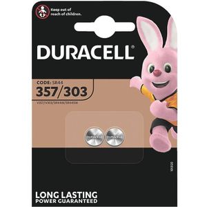 Duracell - Knopfzelle 357 1.5 v 2 St. 170 mAh Silberoxid 357/303