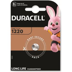 Knoopcel batterij - CR1220 - Duracell