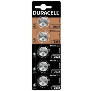 5 stuks Duracell CR2032 3volt knoopcel batterijen
