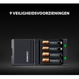 Duracell CEF27, Nickel-Metallhydrid (NiMH), Überlast, Überhitzung, Kurzschluß, AA, AAA, 4 Stück(e), Akkus/Batterien enthalten