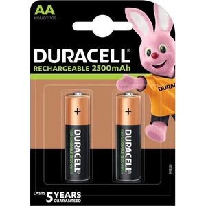 Duracell AA Oplaadbare Batterijen - 2500 mAh - 2 stuks