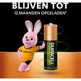 Duracell - Oplaadbare Batterijen - AA - 2500 mAh - 4 Stuks