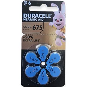 Duracell - P675 - Hoortoestel Batterijen - Blauw