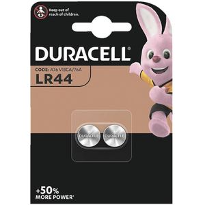 2 DURACELL Knopfzellen LR44 1,5 V