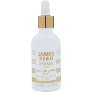 James Read Gradual Tan H2O Tan Drops Zelfbruinende Druppels voor het Lichaam Tint  Light/Medium 45 ml