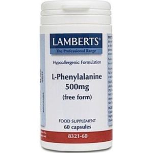 Lamberts L-phenylalanine 500 mg 60 capsules
