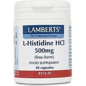 Lamberts L-histidine 500 mg 30 capsules