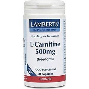 Lamberts L-carnitine 500 mg 60 vegetarische capsules