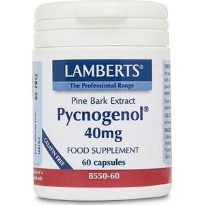 Lamberts Pycnogenol Pijnboomschorsextract 40mg 8550 | 60 capsules