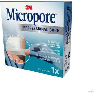 3M - Micropore - Hechtpleister - Wit - Hypoallergen