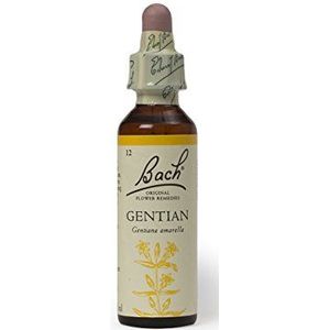 Bach Originele Bloem Remedies (Gentiaan) Ken uw eigen geest, Accepteer tegenslagen, Emotioneel Welzijn, Natuurlijke Bloem Essence, 20ml