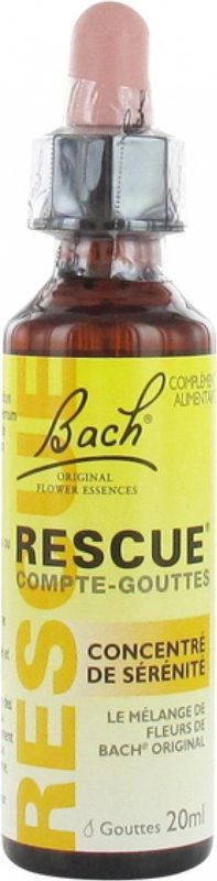 Rescue - Bach Druppelaar - 20 ml - Bloesemtherapie