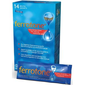Ferrotone - Bronwater - Ijzersupplement - 14x20ml - Natuurlijk