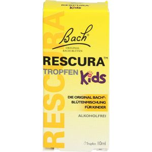 Bach - RESCURA Kids - Druppels - 10 ml - Alcoholvrij - Bachbloesemmix voor Kinderen