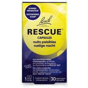 Bach Rescue rustige nacht 30 capsules