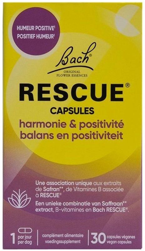 Bach Rescue Balans & Positiviteit 30 Capsules