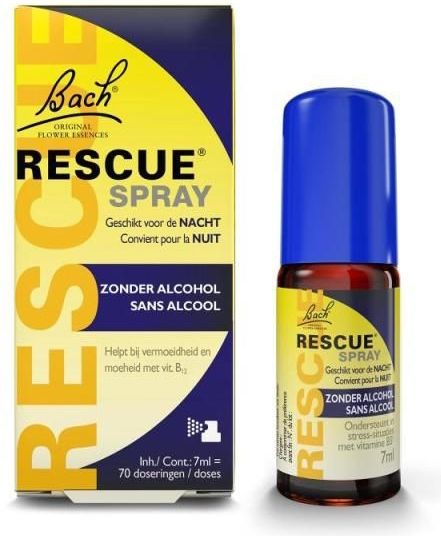 Bach - Rescue Nacht Spray - Zonder Alcohol - 20ml