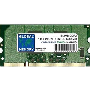 512MB DDR2 SODIMM GEHEUGEN RAM VOOR OKI MC361 / MC561 & C330 / C530 / C610 / C711 / C831 / C841 SERIES PRINTERS (70061901, 01182908)