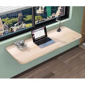 Wandmontage bureau, voor kleine ruimtes bureau kantoor thuis keuken massief houten eettafel computer bureau (kleur: D, maat: 50 cm x 40 cm)