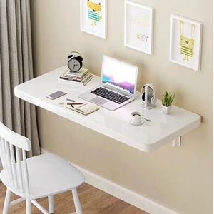 Wandmontage bureau, voor kleine ruimtes bureau kantoor thuis keuken massief houten eettafel computer bureau (kleur: A, maat: 100 cm x 40 cm)