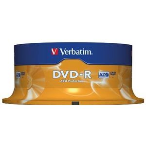 Verbatim DVD recordable DVD-R, spindel van 25 stuks