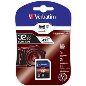 Verbatim SDHC geheugenkaart, klasse 10, 32 GB