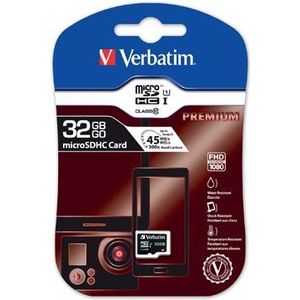 Verbatim microSDHC geheugenkaart, klasse 10, 32 GB