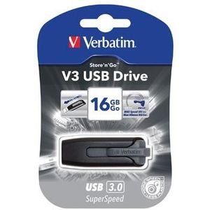 Verbatim V3 USB 3.0 stick, 16 GB, zwart