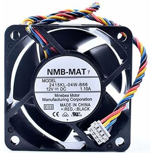 Original 2415KL-04W-B66 6cm 6038 12V 1.10A server chassis cooling fan
