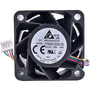 FFB0412SN-00 4cm 4028 cooling fan 12V 1.50A 4-wire high volume booster fan
