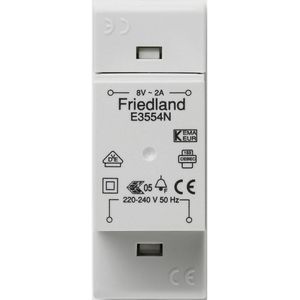 Honeywell - Deurbeltransformator - 8V - 2A - Geschikt voor Bedrade Deurbellen