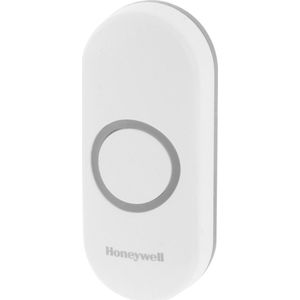 Honeywell Zubehör Vertikaler Funk Taster LED-Anzeige weiß Funk-Reichweite von bis zu 200 m, keine Verdrahtung - mit LED-Funktionsanzeige - Geheime Klopffunktion - Wasserdicht (IP55) - Beliebig viele Gongs an einen Taster anlernbar (DCP311)
