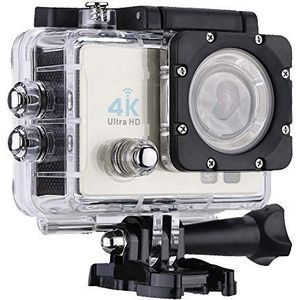 Actie camera LLD Q3H 2,0 inch scherm WiFi Sport Action Camera Camcorder met waterdichte behuizing Case, Allwinner V3, 170 graden Wide Angle (zwart) WiFi sportvakantie camera draagbare camera