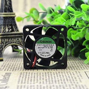 KD1205PHS3 DC12V 0.7W 5CM 5015 2-wire silent cooling fan