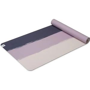 4 mm milieuvriendelijke, stofachtige rubberen dikke antislip gymmat, geschikt for alle soorten yoga-oefeningen (Color : Lilac)