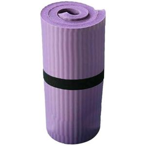 Yoga Pilates Mat Dikke Oefening Gym Antislip Workout 15mm Fitnessmatten Multifunctionele Oefening Gym Fitness Yoga Mat B2 (Color : PURPLE)