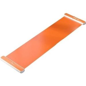 Resistente Yoga Glijmat Sport Fitness Glide Pilates Schaatsen Trainingsbord Mat for Rolschaatsen Been Core Oefening 180/200cm (Color : Orange, Size : 180x50cm)