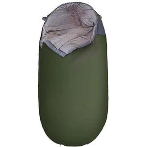 Outdoor eivormige slaapzak Ultralicht extra breed extra lang donzen campingslaapzak Warme waterdichte slaapzak (Color : Navy blue1600g)